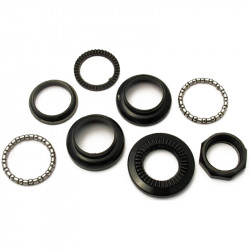 Kerékpár kormánycsapágy garnitúra 22,2 acél fekete Kerékpár tartozékok