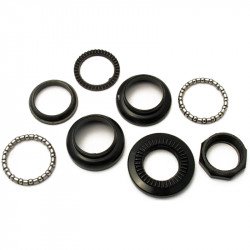 Kerékpár kormánycsapágy garnitúra 22,2 acél fekete Kerékpár tartozékok