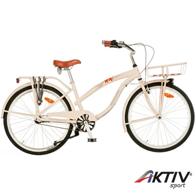 Cruiser kerékpár Hawaii krém/narancs női