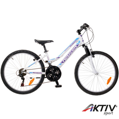 Mountain Bike kerékpár Mistral 50 2015 női fehér/lila-cián