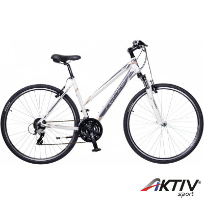 Cross kerékpár X2 női fehér/szürke-bronz 2015