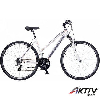Cross kerékpár X2 női fehér/szürke-bronz 2015