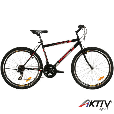 Mountain Bike kerékpár Nelson 30 2015 férfi fekete-piros