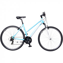 Cross kerékpár X1 női világoskék/fehér-rózsaszín 2015 Trekking kerékpár Neuzer