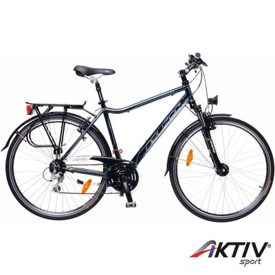 Trekking kerékpár Ravenna Alivio férfi 2015 fekete/cián-piros