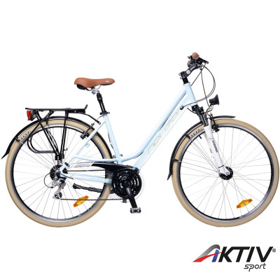 Trekking kerékpár Ravenna Alivio női 2015 babakék/fehér-krém