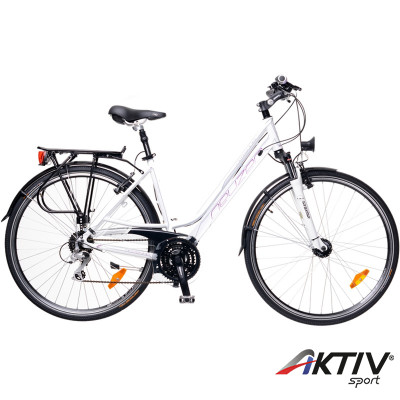 Trekking kerékpár Ravenna Alivio női 2015 fehér/lila-szürke