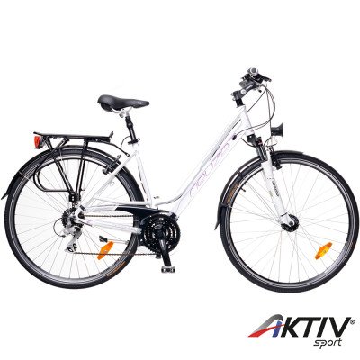 Trekking kerékpár Ravenna Alivio női 2015 fehér/lila-szürke
