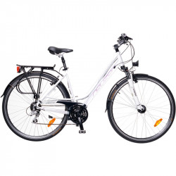 Trekking kerékpár Ravenna Alivio női 2015 fehér/lila-szürke Trekking kerékpár Neuzer
