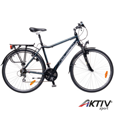 Trekking kerékpár Ravenna Acera férfi 2015 fekete/cián-piros