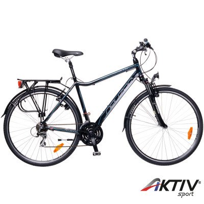 Trekking kerékpár Ravenna Acera férfi 2015 fekete/cián-piros