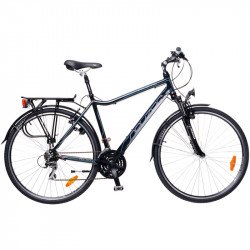 Trekking kerékpár Ravenna Acera férfi 2015 fekete/cián-piros Trekking kerékpár Neuzer