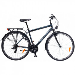 Trekking kerékpár Ravenna 50 férfi 2015 fekete/cián-piros Trekking kerékpár Neuzer