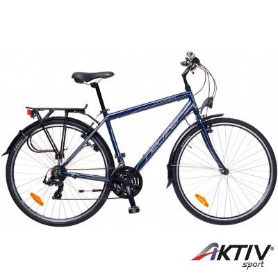 Trekking kerékpár Ravenna 50 férfi 2015 navykék/fehér-türkiz