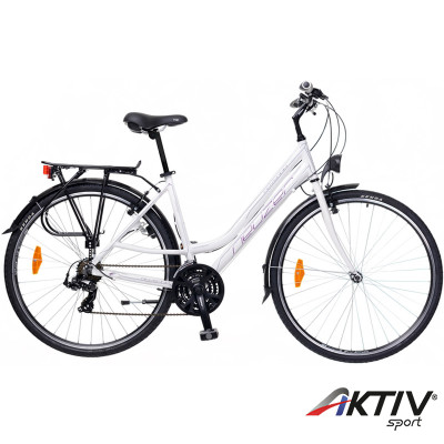 Trekking kerékpár Ravenna 50 női 2015 fehér/lila-szürke