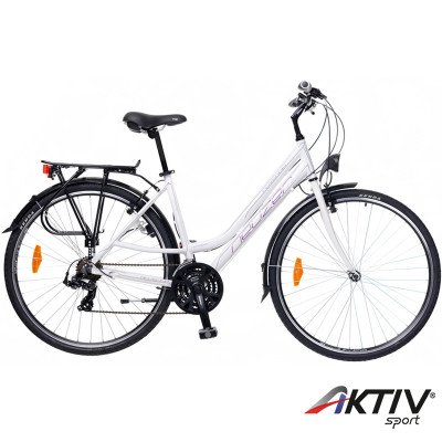 Trekking kerékpár Ravenna 50 női 2015 fehér/lila-szürke