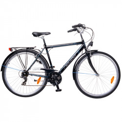 Trekking kerékpár Ravenna 30 férfi 2015 fekete/cián-fehér Trekking kerékpár Neuzer