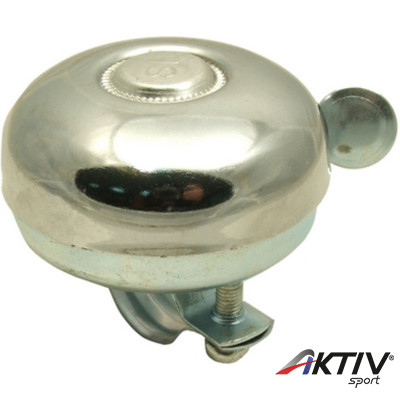 Kerékpár csengő fém krómozott 52 mm