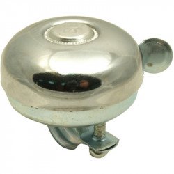 Kerékpár csengő fém krómozott 52 mm Kerékpár csengő, duda, tükör