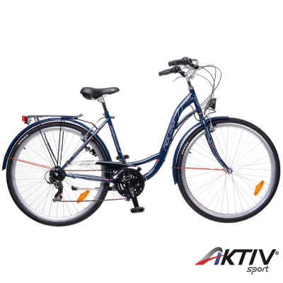 Trekking kerékpár Ravenna 30 női 2015 navykék/fehér-piros