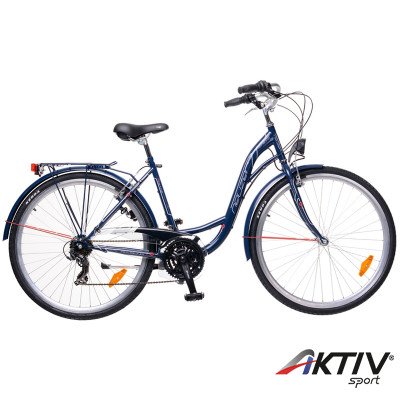 Trekking kerékpár Ravenna 30 női 2015 navykék/fehér-piros