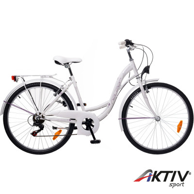 City kerékpár Venezia 6 2015 női fehér/szürke-lila