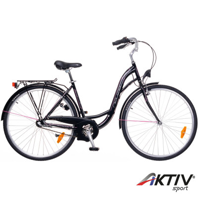 City kerékpár Ravenna N3 2015 női fekete/pink-fehér