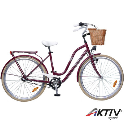 City kerékpár Summer 2015 női padlizsán/fehér