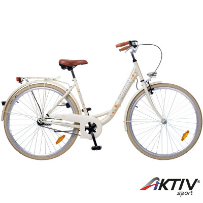 City kerékpár Balaton 28 Premium 2015 nő krém/virágos