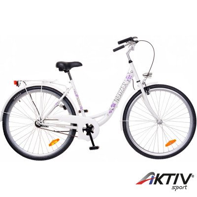 City kerékpár Balaton 28 2015 női fehér/virágos