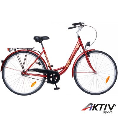 City kerékpár Balaton 26 2015 női fehér/virágos