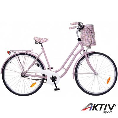 City kerékpár Classic 28 Premium 2015 nő mályva/fehér