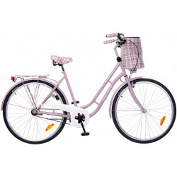 City kerékpár Classic 28 Premium 2015 nő mályva/fehér City kerékpár Neuzer