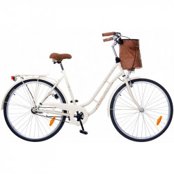 City kerékpár Classic 28 Premium 2015 nő krém/barna City kerékpár Neuzer