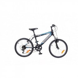 Gyerek kerékpár Mistral 20 2015 fiú fekete/fehér-cián 20 col - fiú kerékpár Neuzer