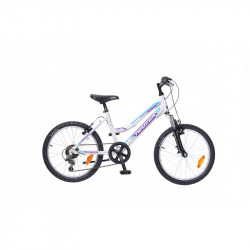 Gyerek kerékpár Mistral 20 2015 lány fehér/lila-cián 20 col - lány kerékpár Neuzer
