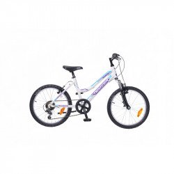Gyerek kerékpár Mistral 20 2015 lány fehér/lila-cián 20 col - lány kerékpár Neuzer