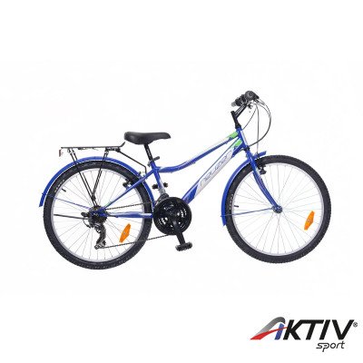 Gyerek kerékpár Bobby 24 City 2015 fiú királykék/fehér-zöld