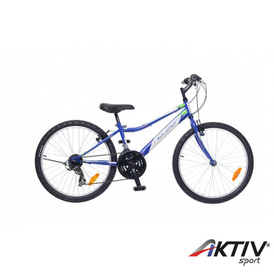 Gyerek kerékpár Bobby 24 2015 fiú 18S királykék/fehér-zöld