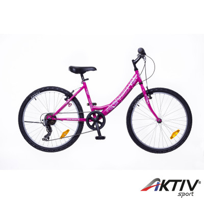 Gyerek kerékpár Cindy 24 2015 lány 6S pink/pink
