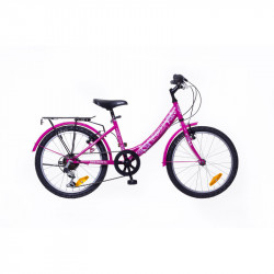 Gyerek kerékpár Cindy 20 City 2015 lány pink/pink 20 col - lány kerékpár Neuzer