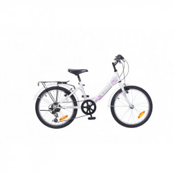 Gyerek kerékpár Cindy 20 City 2015 lány fehér/pink 20 col - lány kerékpár Neuzer