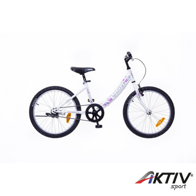 Gyerek kerékpár Cindy 20 2015 lány 1S fehér/pink