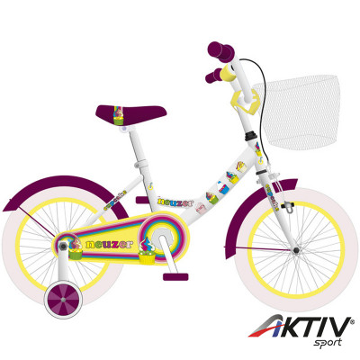 BMX Kerékpár 16 lány cupcake fehér/vanilia-szilva