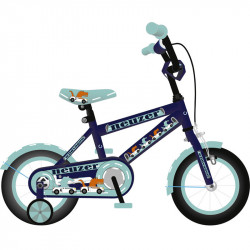 BMX Kerékpár 12 fiú wildwagon neonzöld/világoskék Sportszer Neuzer