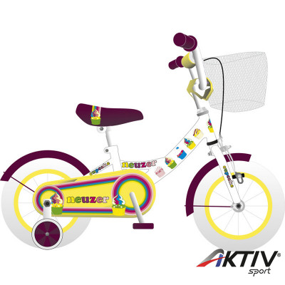 BMX Kerékpár 12 lány cupcake fehér/vanilia-szilva