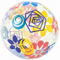 Átlátszó strandlabda 61 cm Sportszer