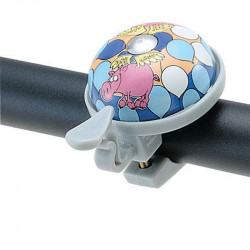 Acor ABE2101 csengő víziló kék Kerékpár csengő, duda, tükör Acor