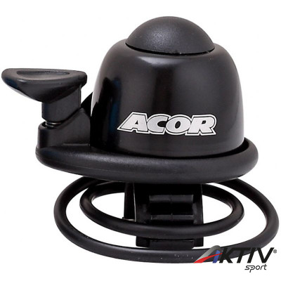 Acor ABE21101 csengő mini gumi rögzítésű fekete