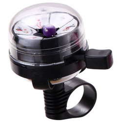 Acor ABE21205 rulett csengő fekete Kerékpár csengő, duda, tükör Acor